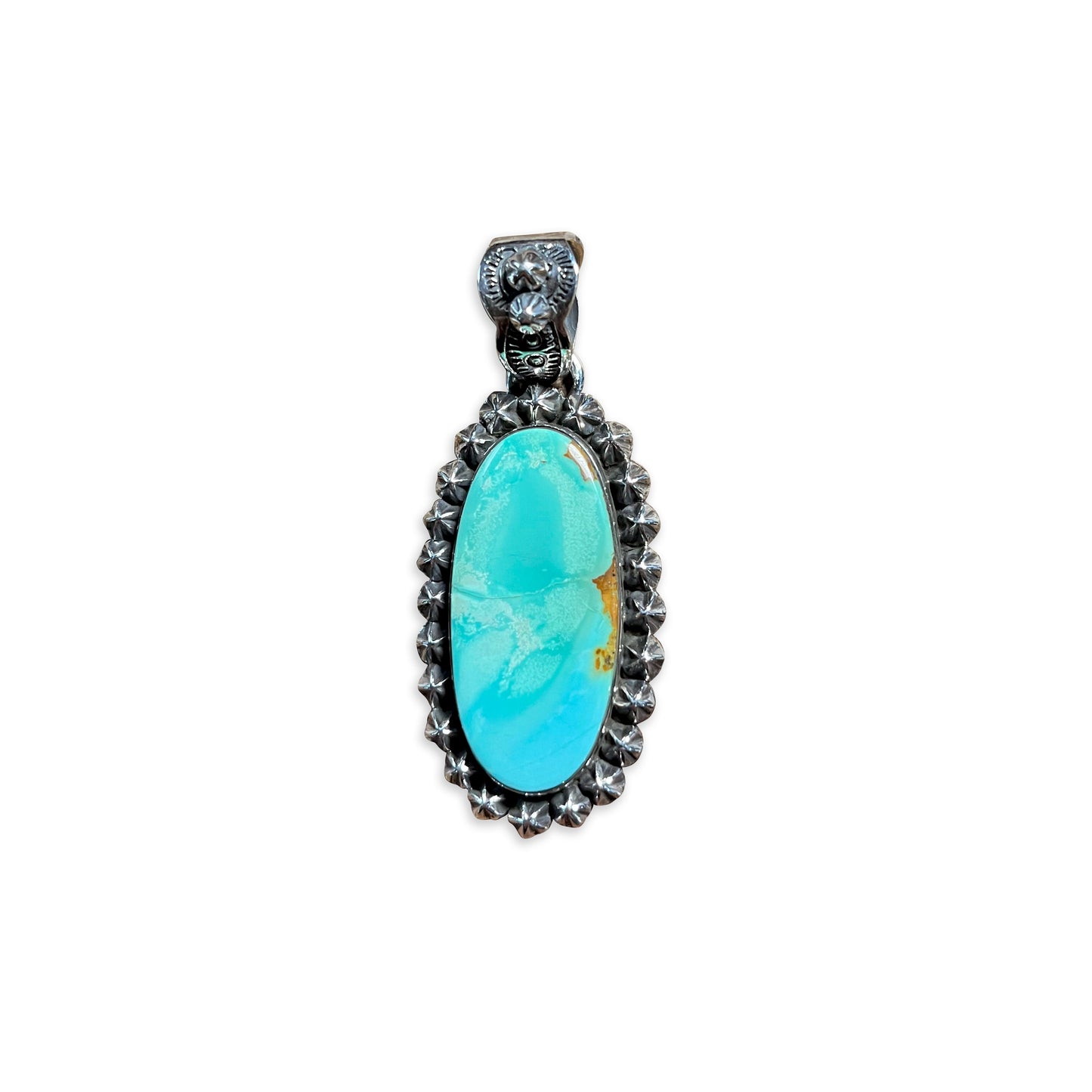 Handcrafted Jewelry Piece crafted from Premium Blue Kingman, an exquisite Jewelry designed by Turquoise Mustang.