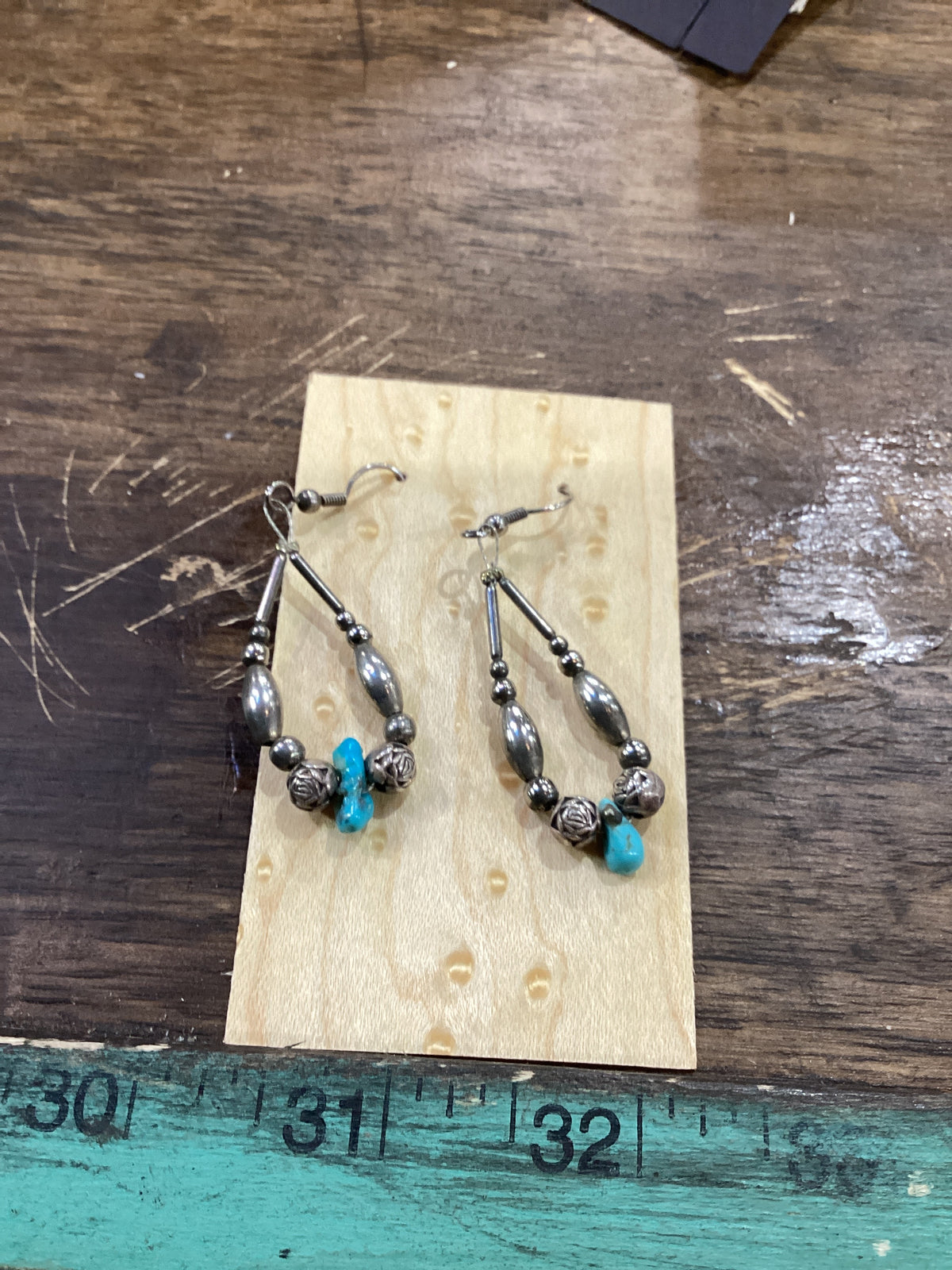 Turquoise Pendulum Dangle Earrings