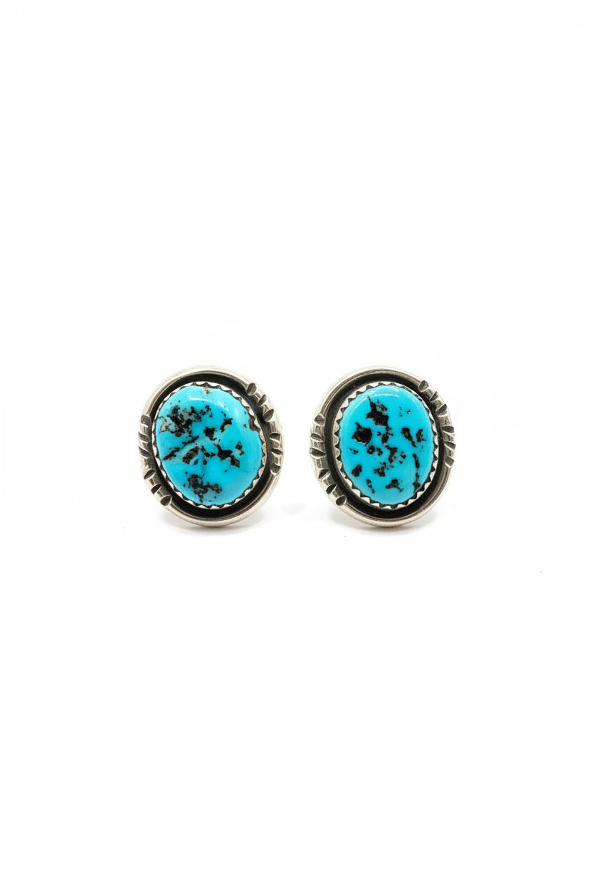 Sleeping Beauty Post Studs, Native American