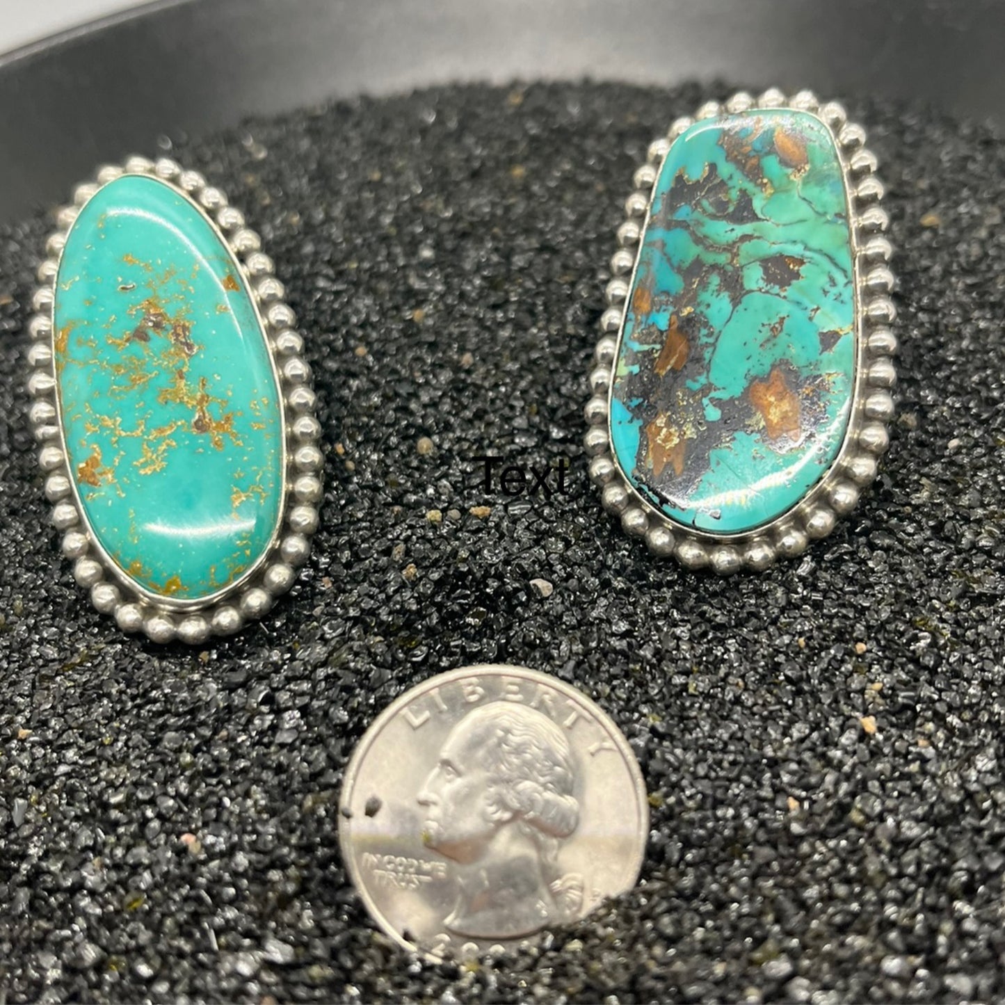 Ring, Asst. Large Single Stone Royston, Mary Spencer crafted from Sterling Silver, an exquisite Rings Native American designed by Turquoise Mustang.