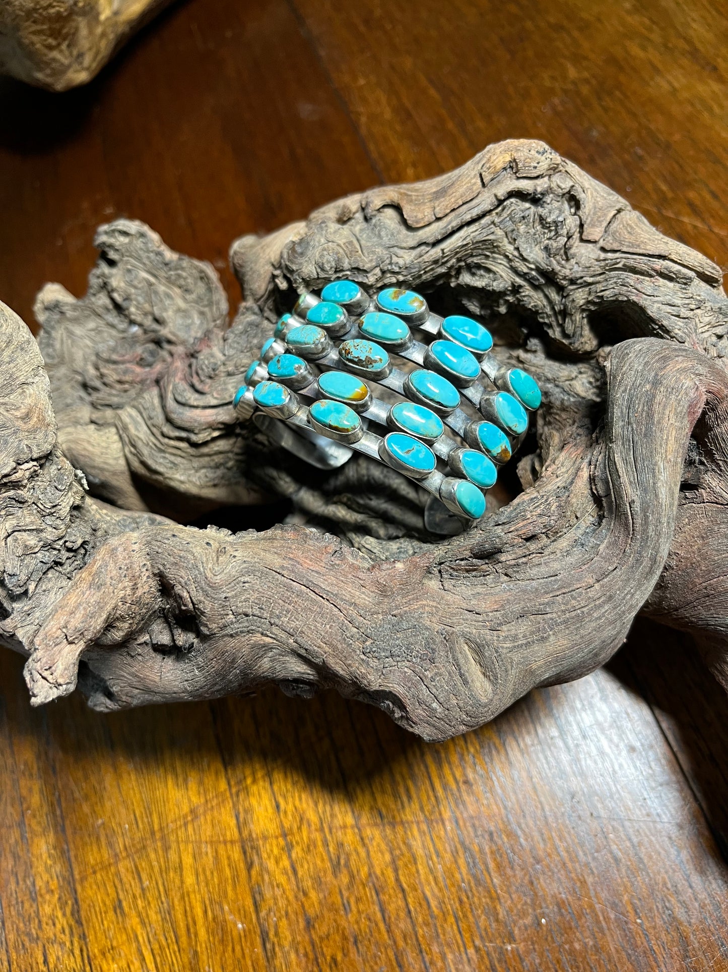 Handcrafted Jewelry Piece crafted from Blue Kingman, an exquisite Jewelry designed by Turquoise Mustang.