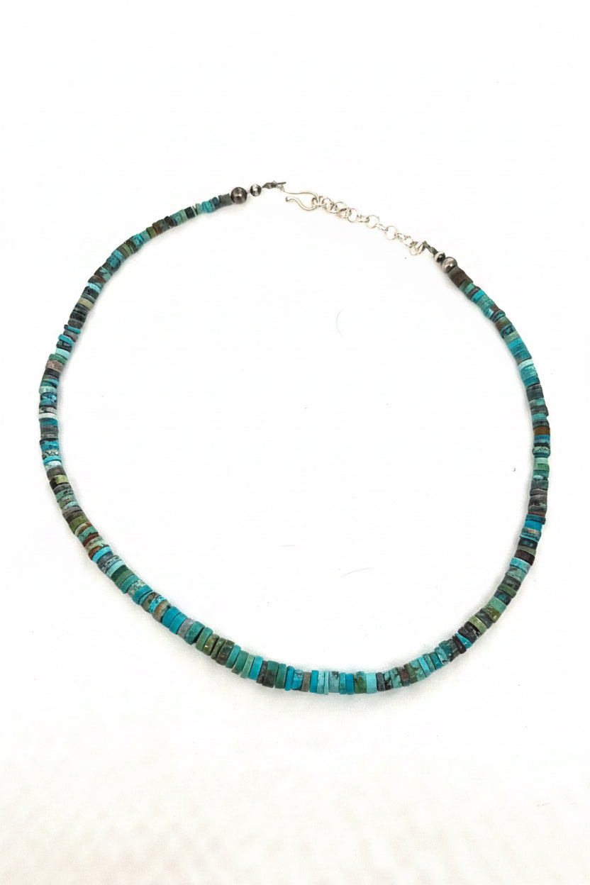 Turquoise Heishi Necklace