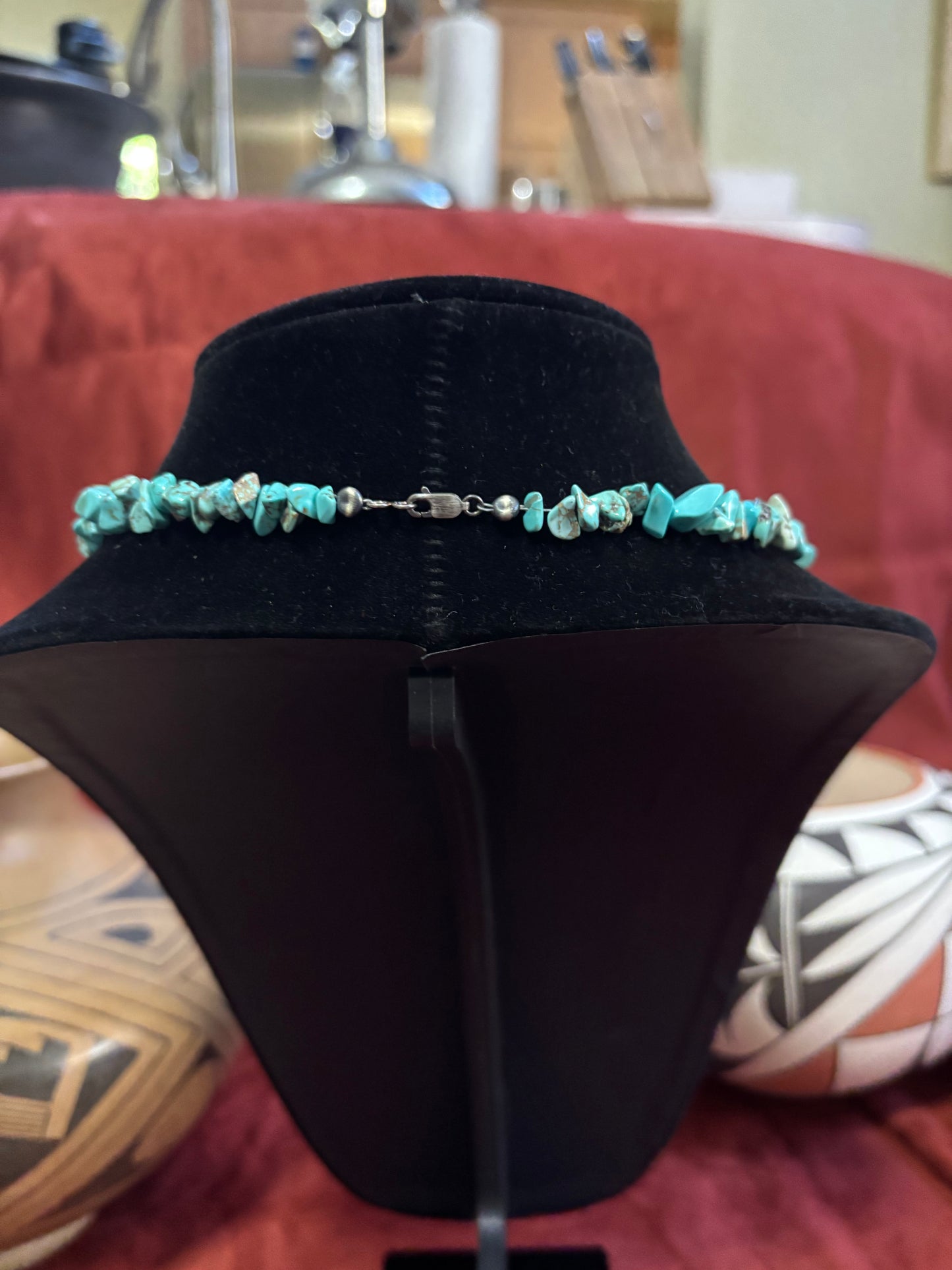 16” Kingman Chip Nugget Necklace