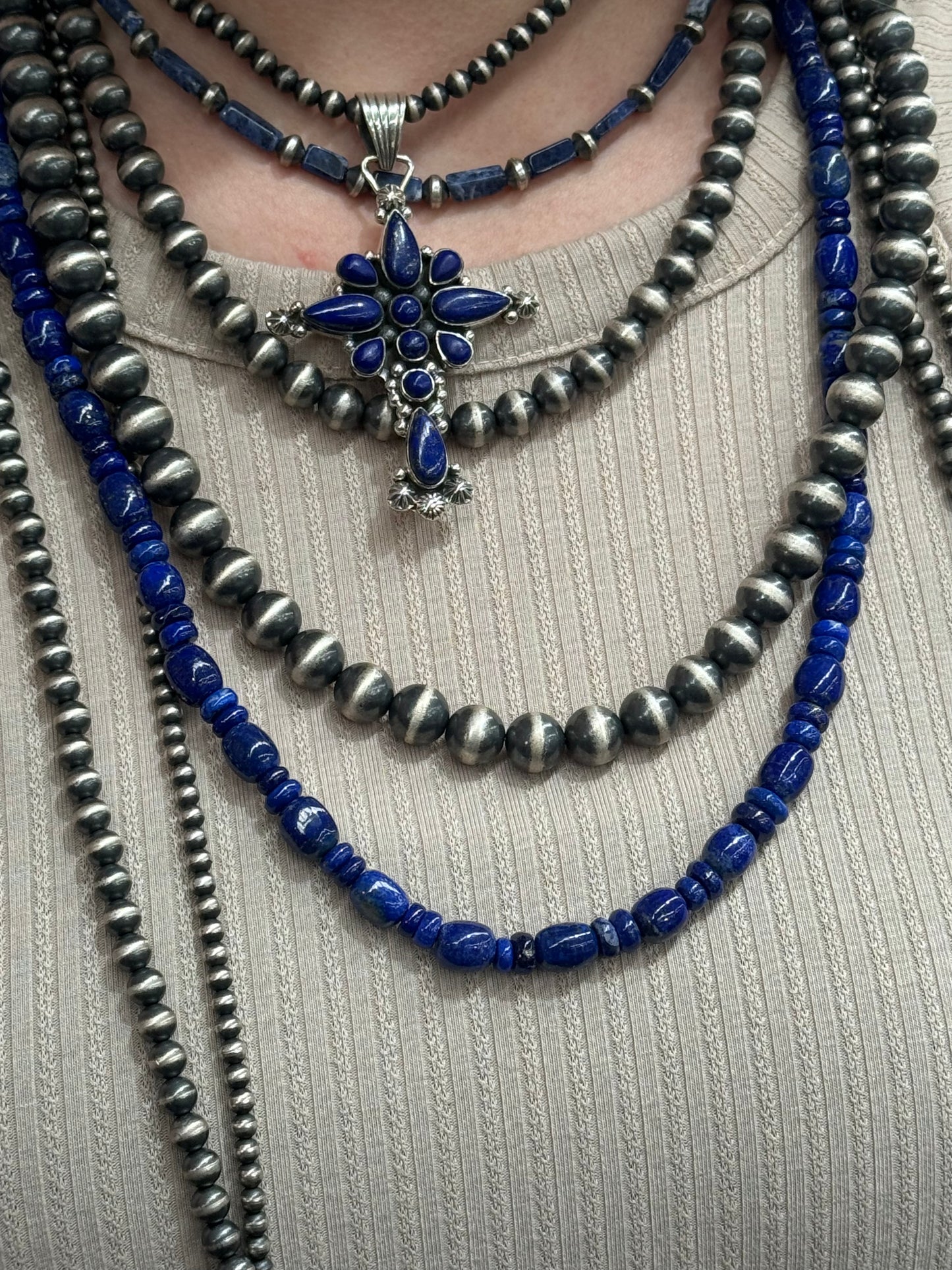 Handcrafted Jewelry Piece crafted from Sterling Silver, an exquisite Jewelry designed by Turquoise Mustang.