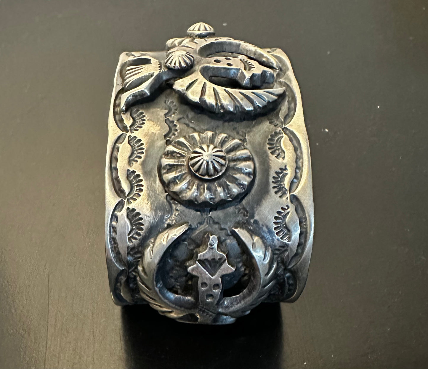 Knifewing Kachina Mega Sterling Silver Cuff