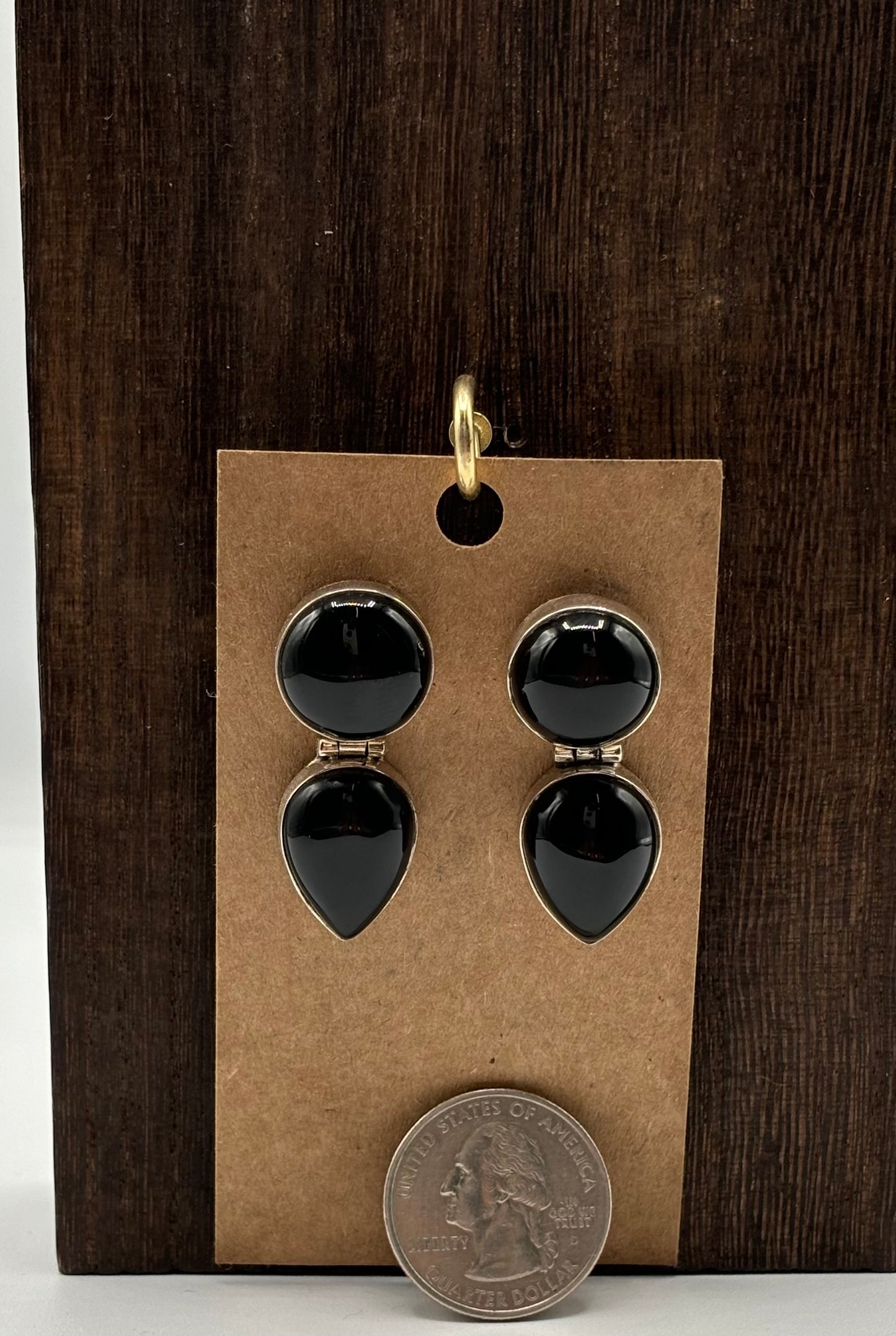 Handcrafted Jewelry Piece crafted from Pink Queen Conch Shell and Black Onyx, an exquisite Jewelry designed by Turquoise Mustang.