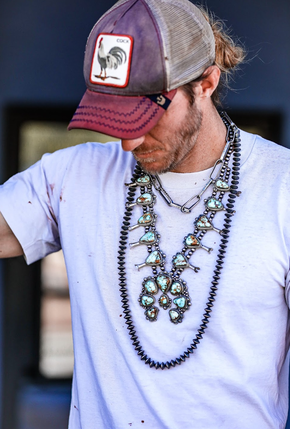 14mm Mustang Silver Saucers crafted from 16", an exquisite Pearl Necklace designed by My Store.