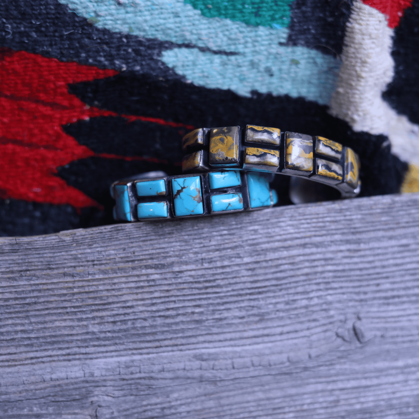 Handcrafted Jewelry Piece crafted from Hi-Blue Kingman, an exquisite Jewelry designed by Turquoise Mustang.