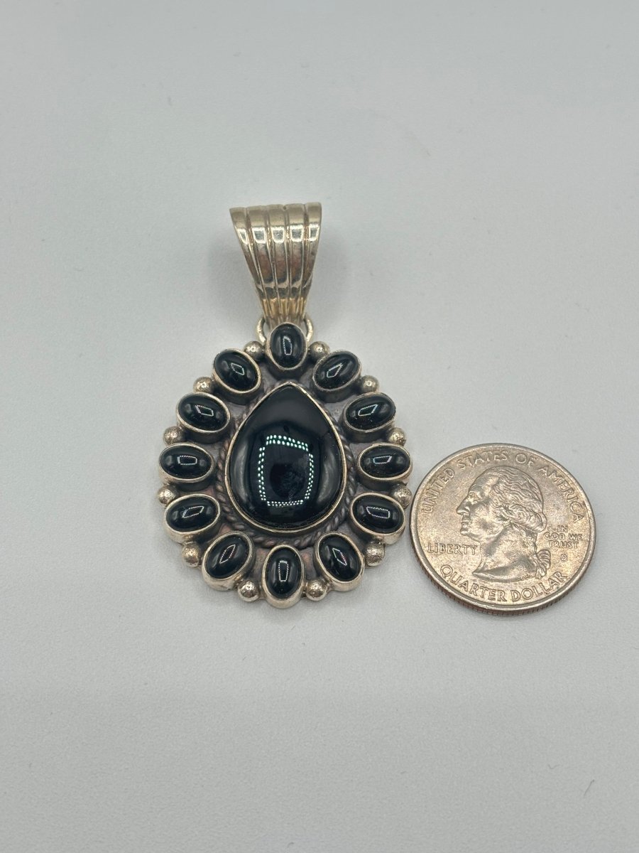 The Brassica Cluster Pendant - Turquoise Mustang