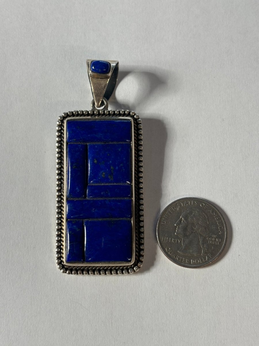 The Pendleton Mosaic Pendant - Turquoise Mustang