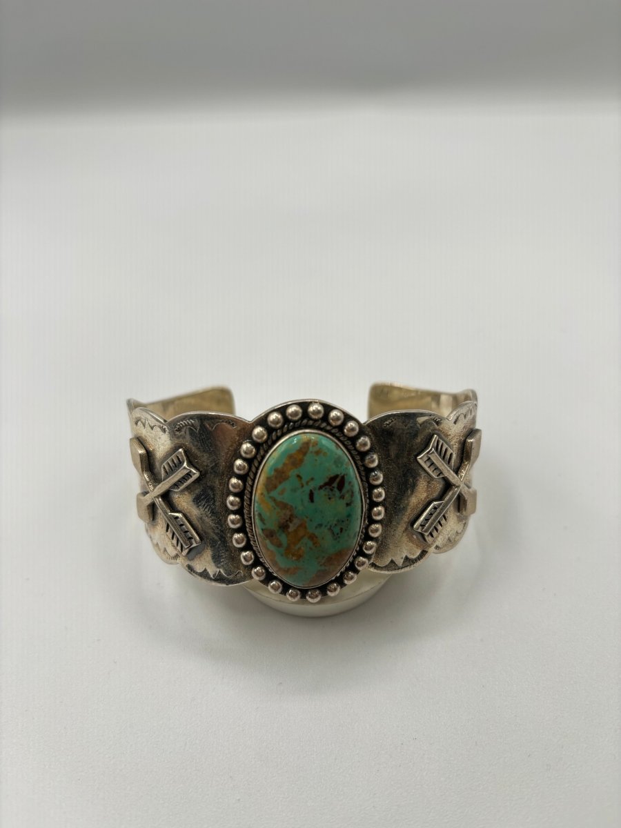The Suncup Cuff Bracelet - Turquoise Mustang