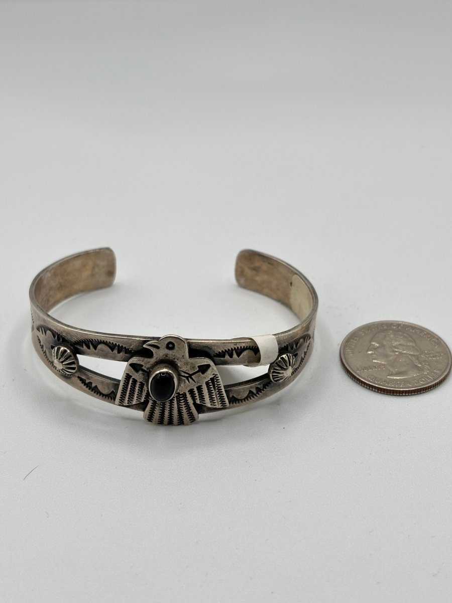 The Bird's Beak Cuff Bracelet - Turquoise Mustang