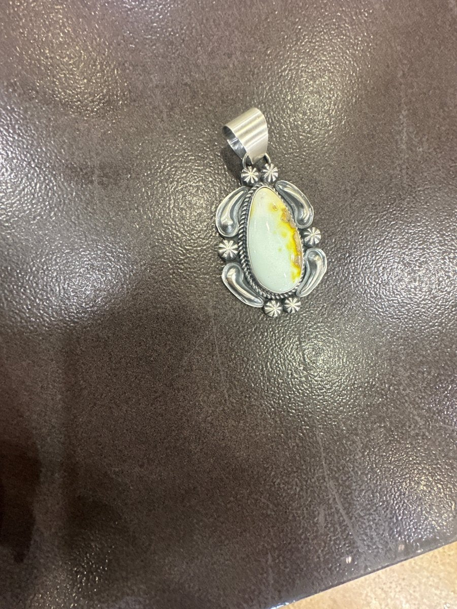 Palomino Pendant by JJJ - Turquoise Mustang