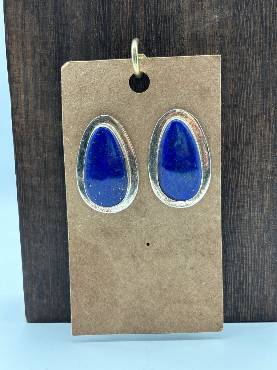 The Tulip Drop Stud Earrings - Turquoise Mustang