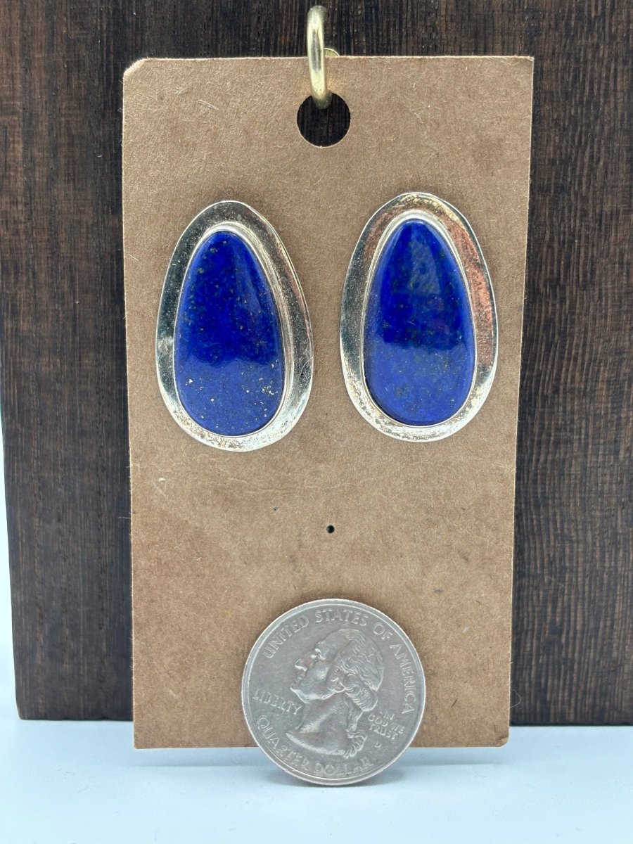 The Tulip Drop Stud Earrings - Turquoise Mustang