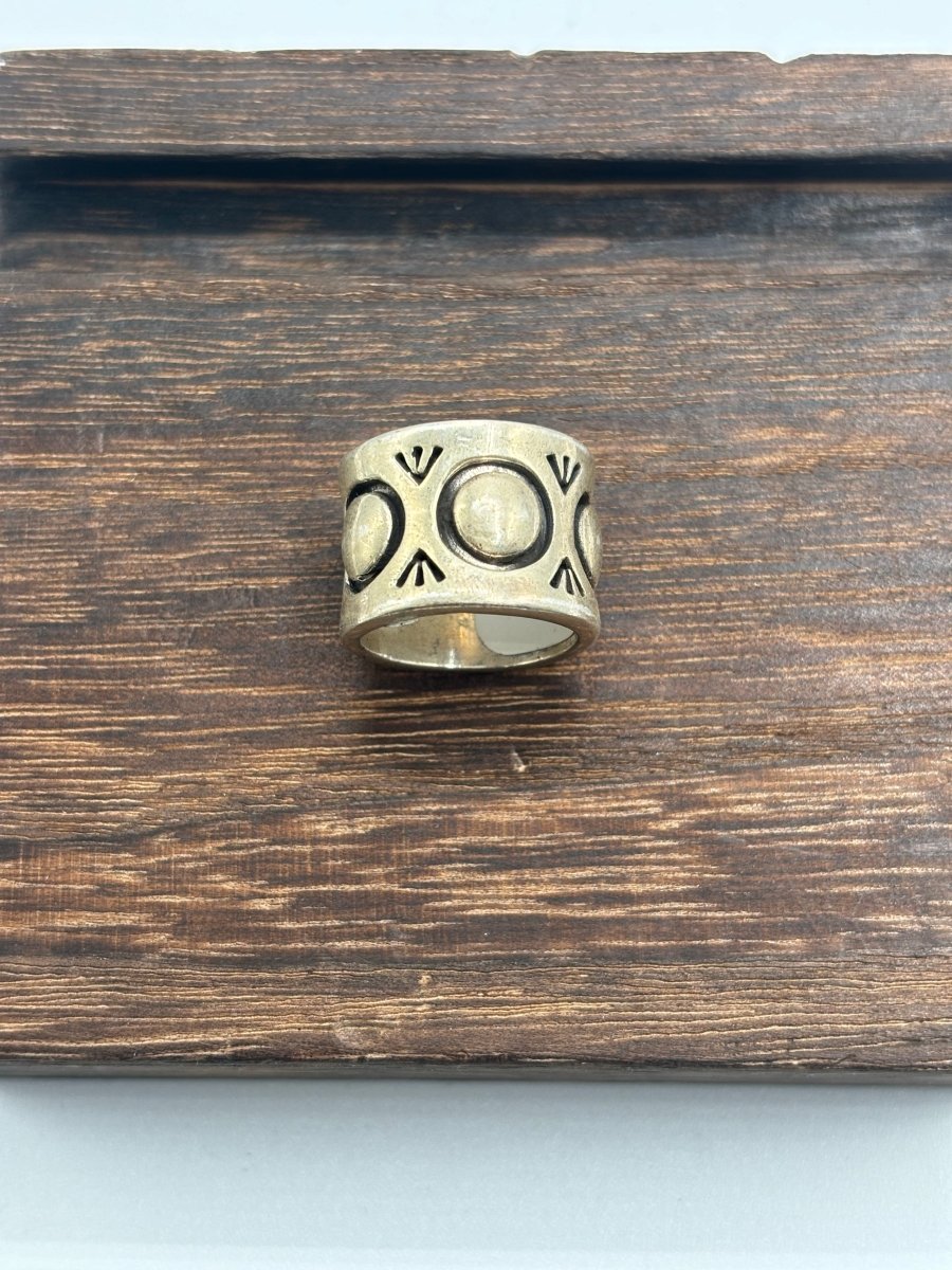 Barrel Racer Bubble Ring - Turquoise Mustang