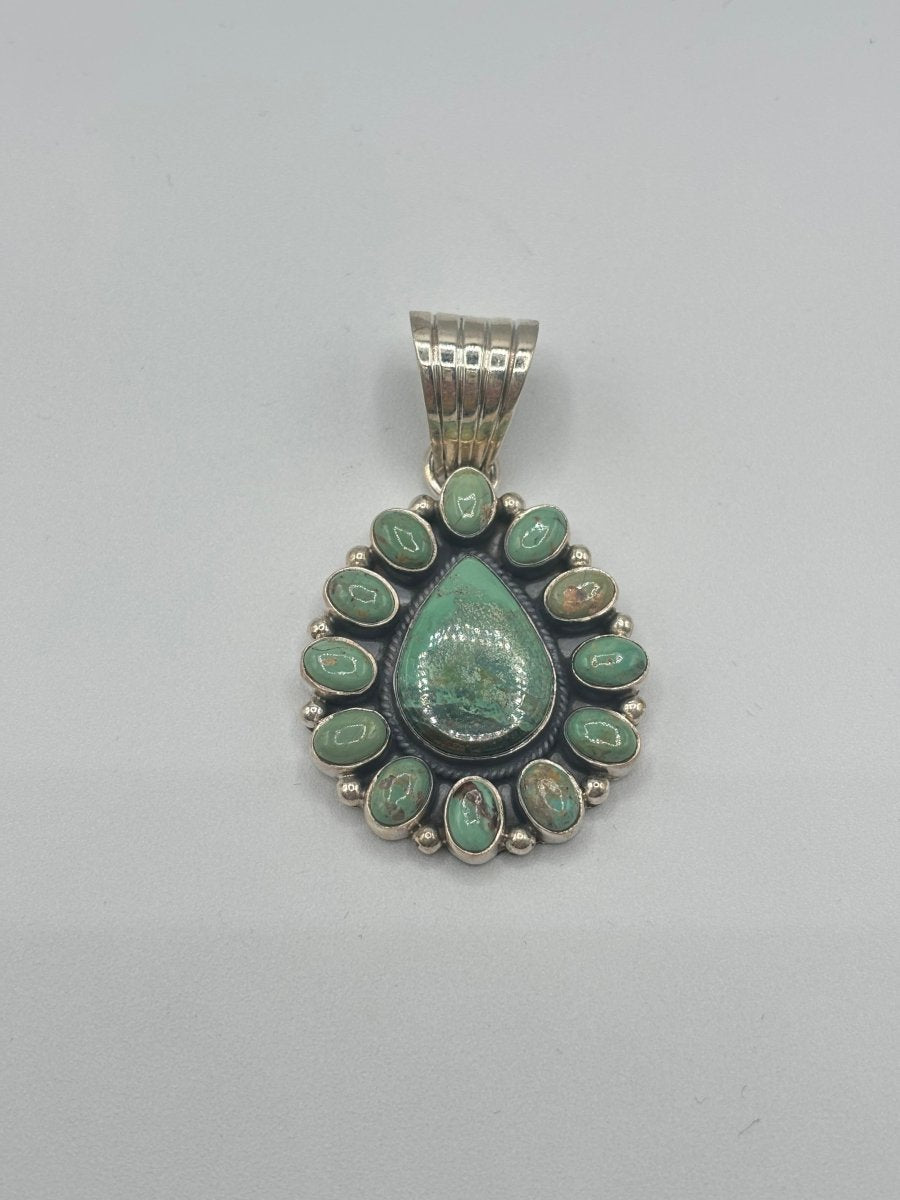 The Brassica Cluster Pendant - Turquoise Mustang