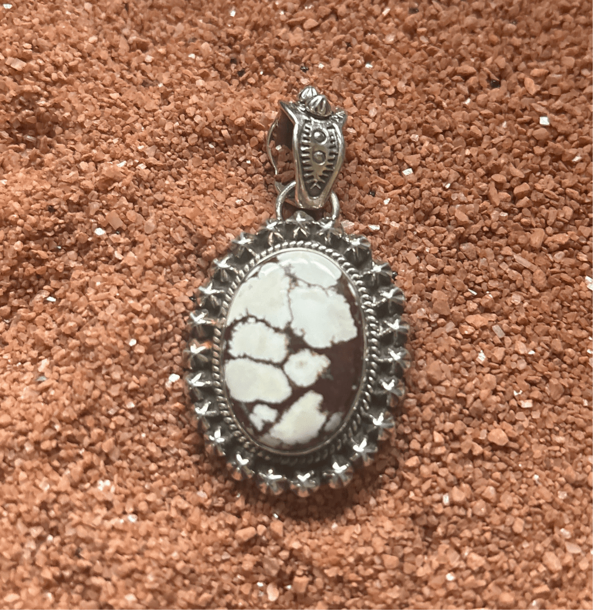 The Zinia Pendant - Turquoise Mustang