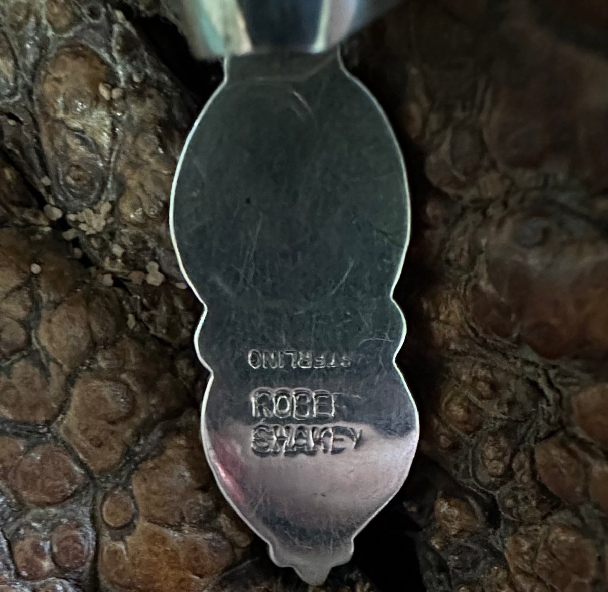 Pink Opal Double Drop Pendant, by Robert Shakey - Turquoise Mustang
