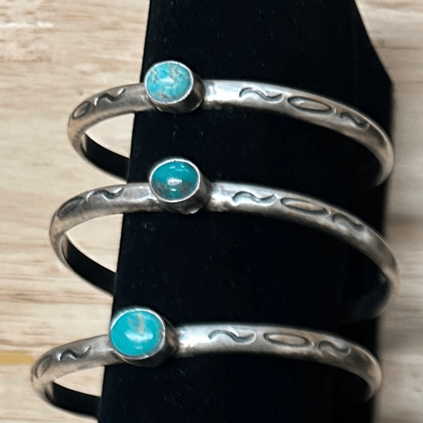 Helena Single Stone Bracelet - Turquoise Mustang