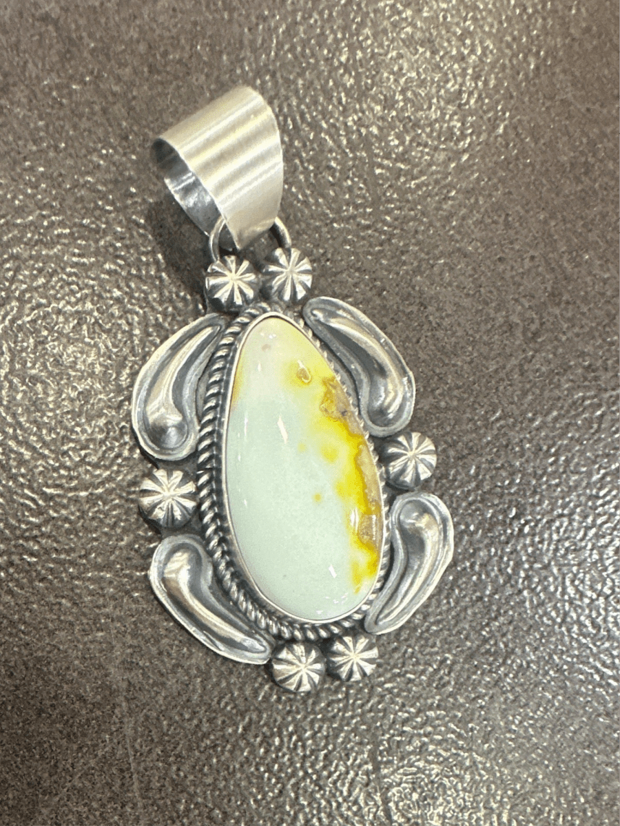 Palomino Pendant by JJJ - Turquoise Mustang