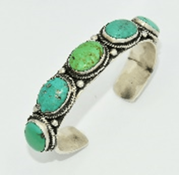 The Cornflower Cuff - Turquoise Mustang