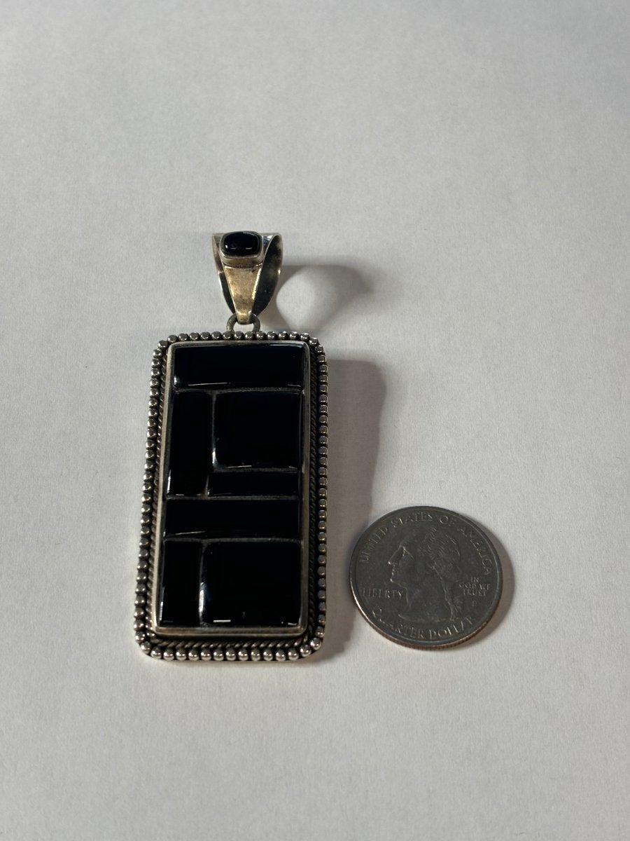 The Pendleton Mosaic Pendant - Turquoise Mustang