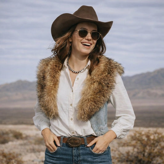 10mm Mustang Silver Pearls - Turquoise Mustang