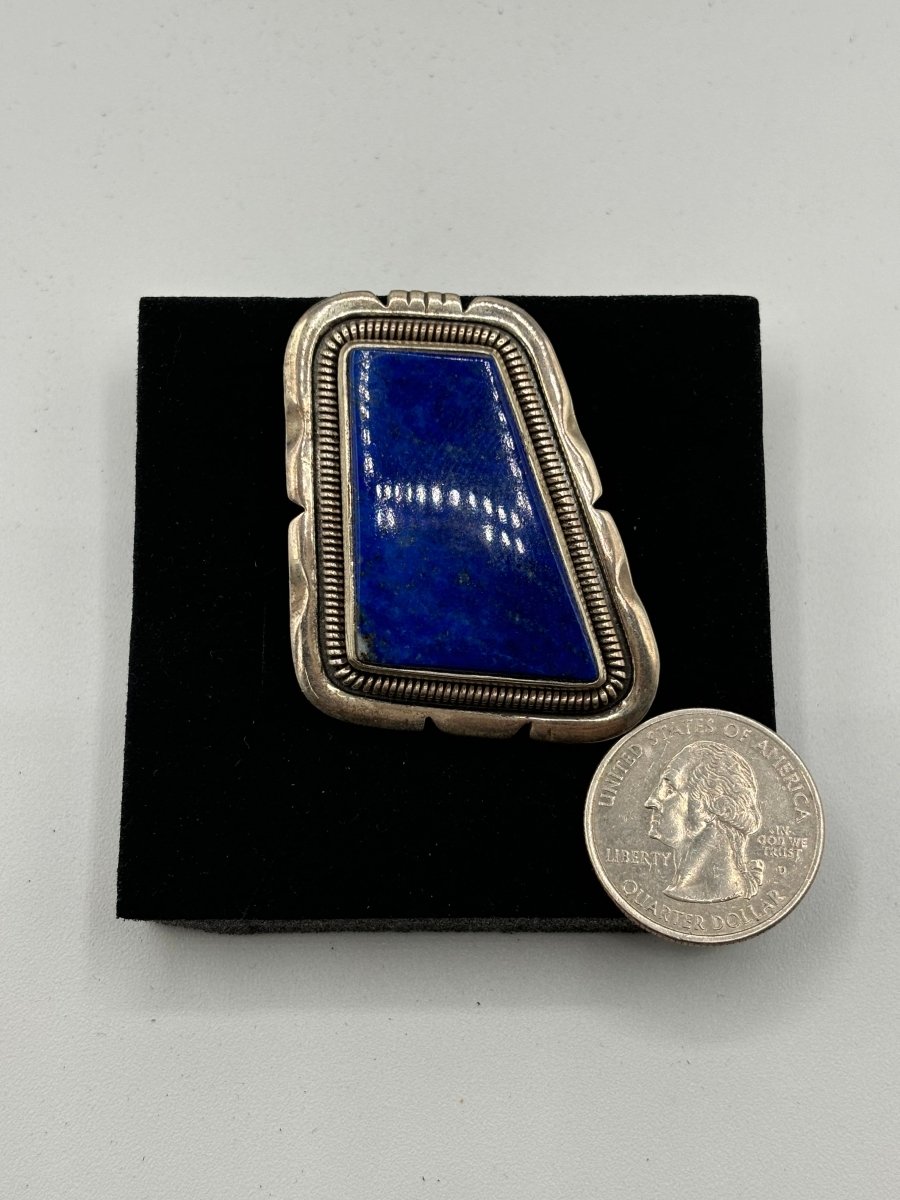 The Denver Rhombus Adjustable Ring - Turquoise Mustang
