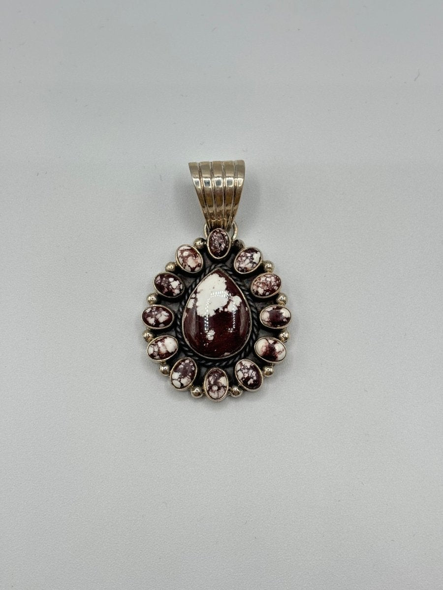 The Brassica Cluster Pendant - Turquoise Mustang