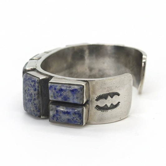 The Erica Cuff Bracelet in Denim Lapis — by TM - Turquoise Mustang