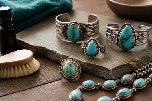 Caring for Heirloom Silver Turquoise Jewelry: A Complete Guide - Turquoise Mustang