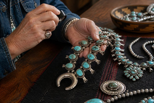 How to Identify Authentic Squash Blossom Necklaces - Turquoise Mustang