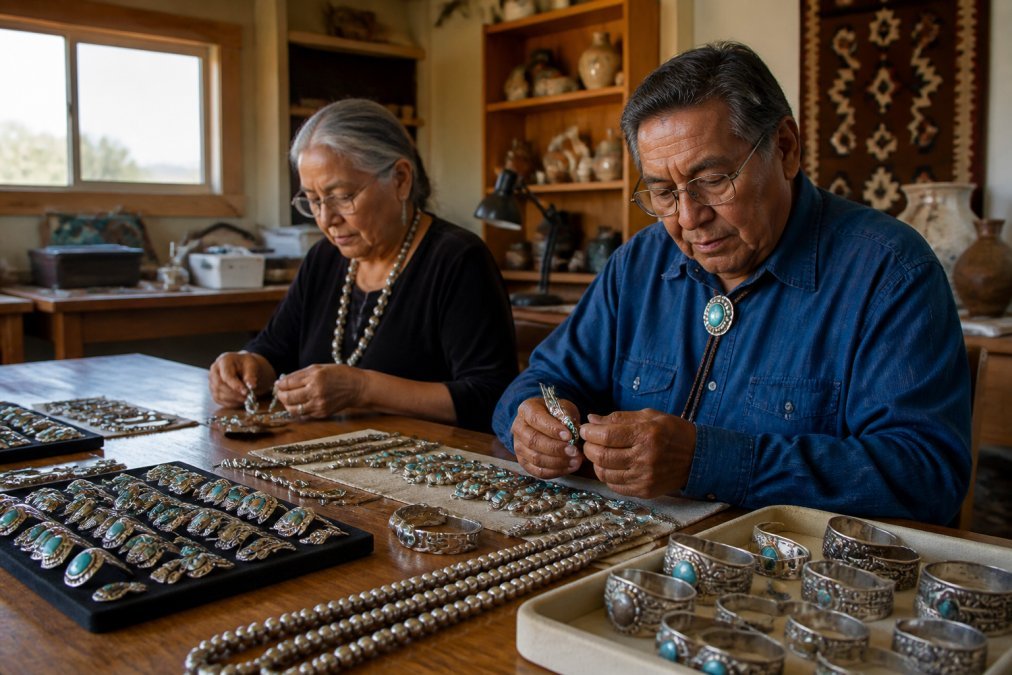 Navajo Artisan Jewelry Wholesale Opportunities - Turquoise Mustang