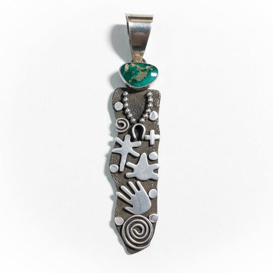 Navajo Silver Stamp Work Designs: Cultural Meanings - Turquoise Mustang