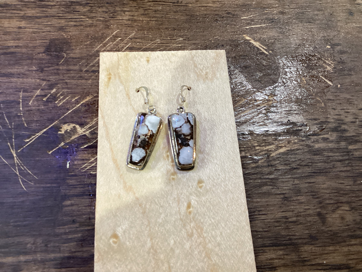 Trapezoid Wild Horse Dangle Earrings