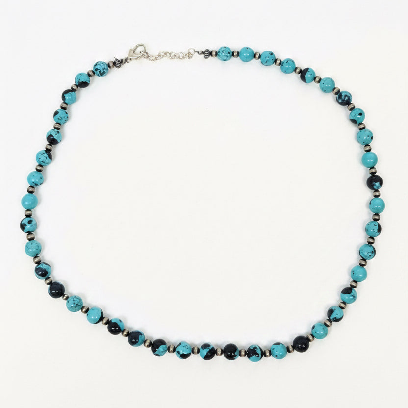 19” Ceremonial Kingman Turquoise Necklace