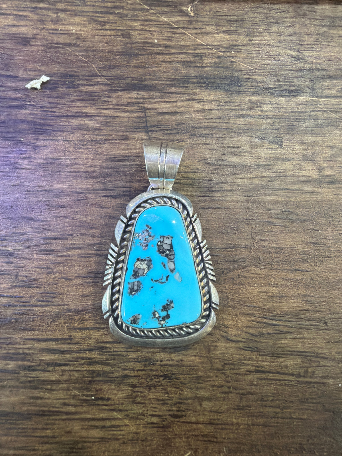 Vintage Sleeping Beauty Mine Pendant