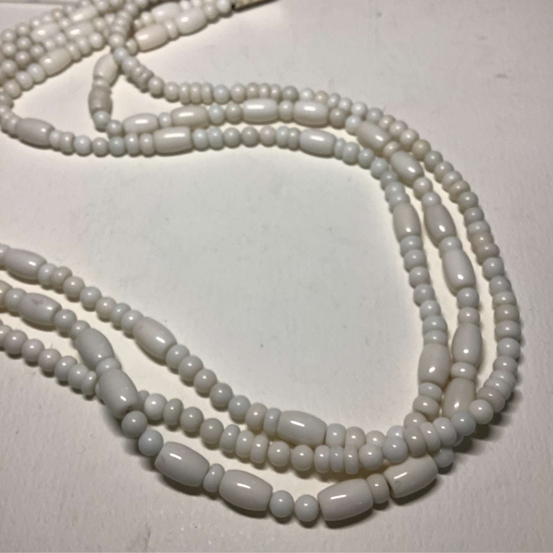 Dan Dodson, 36" 3-Strand White Howlite Necklace crafted from Sterling Silver, an exquisite Necklaces designed by Turquoise Mustang.