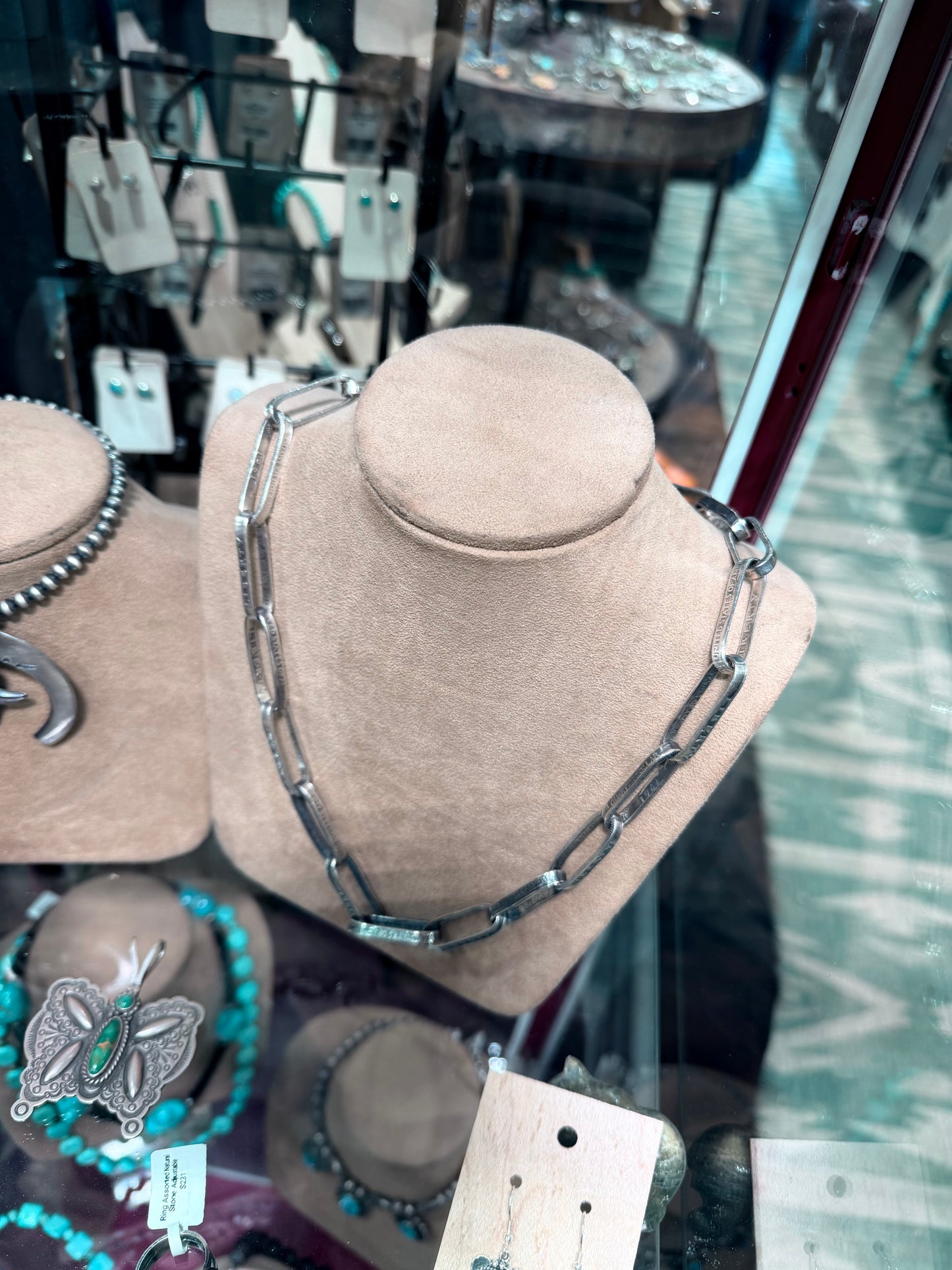 25” Silver Quarters Large Link Chain