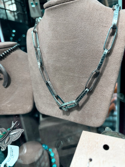 25” Silver Quarters Large Link Chain