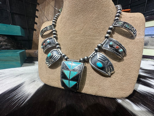 Vintage Native Watch-tips Choker