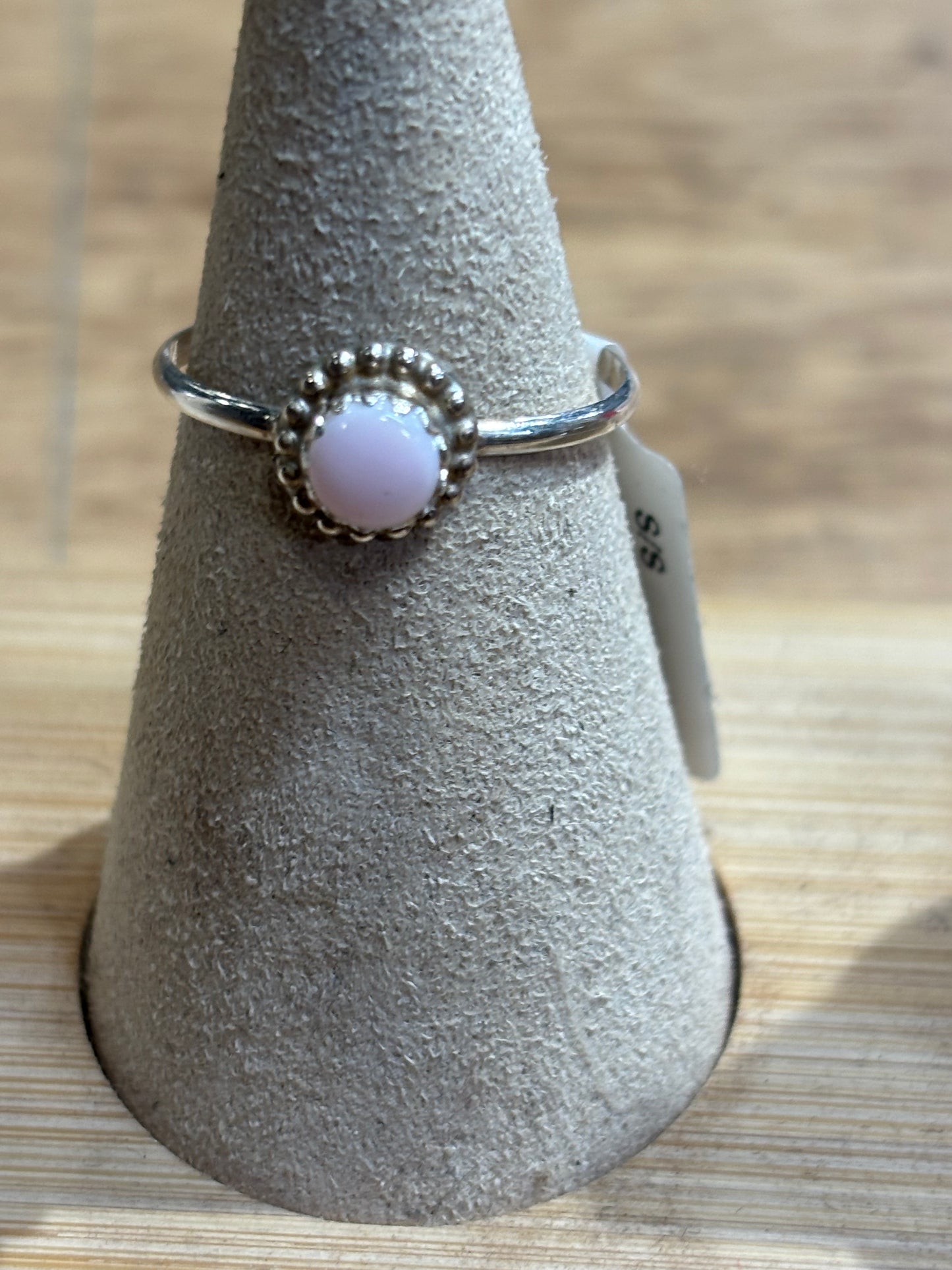 Assorted Round Pink Conch Rings by Ester White