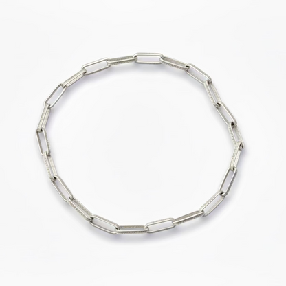 25” Silver Quarters Large Link Chain