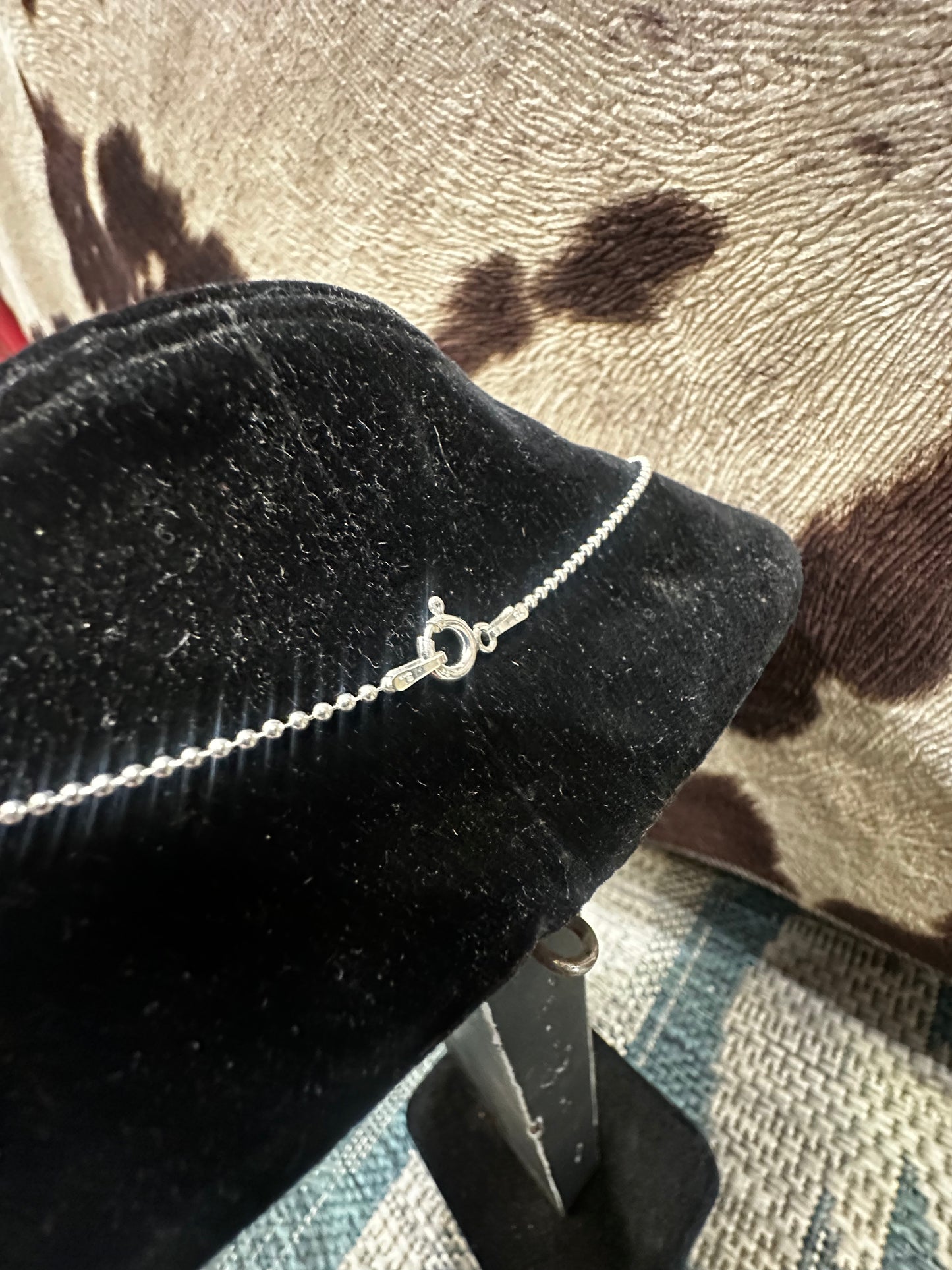 .5mm 16” Bright Silver Ball Chain