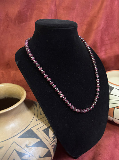 25” Purple Spiny Oyster Necklace