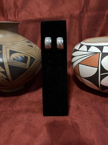 Handcrafted Sterling Silver Hoop Earrings by Nova Ashley