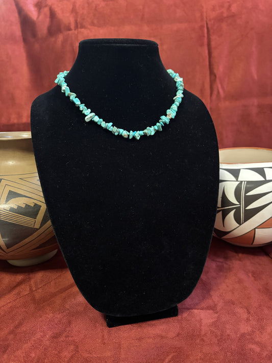 16” Kingman Chip Nugget Necklace