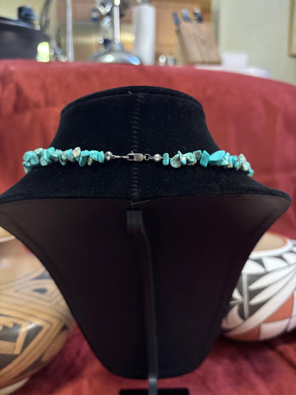 16” Kingman Chip Nugget Necklace