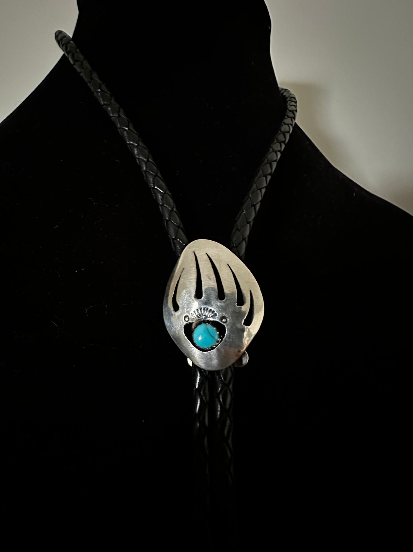 Shadowbox Bear Claw Bolo, Begay